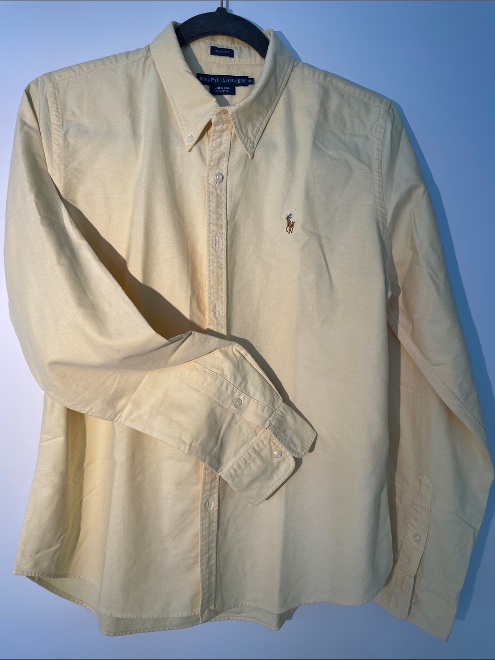 Ralph Lauren Yellow Button Down Shirt - Picture 5 of 6